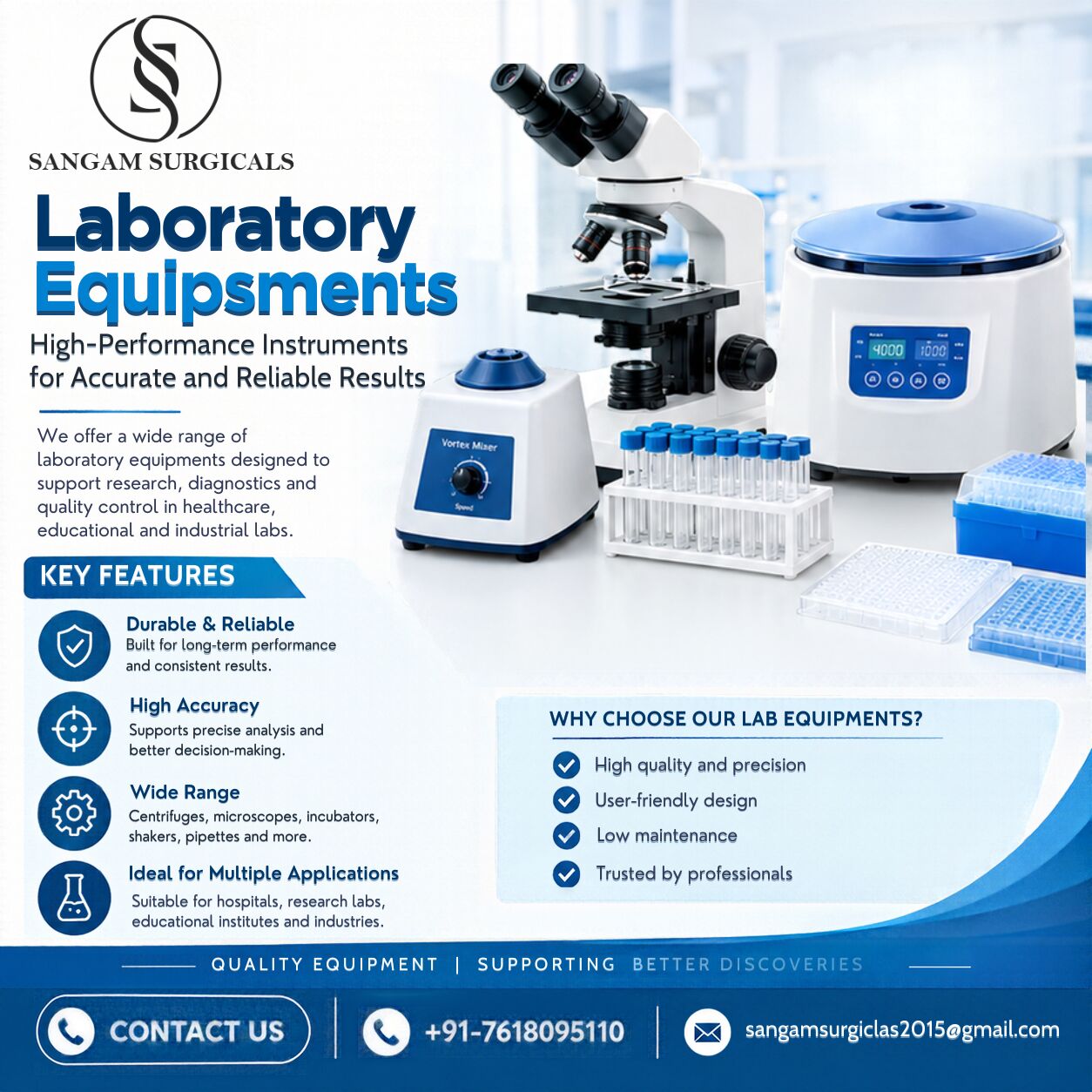 New Delhi, Wholesale Products, Quality Laboratory Equipments Supplier