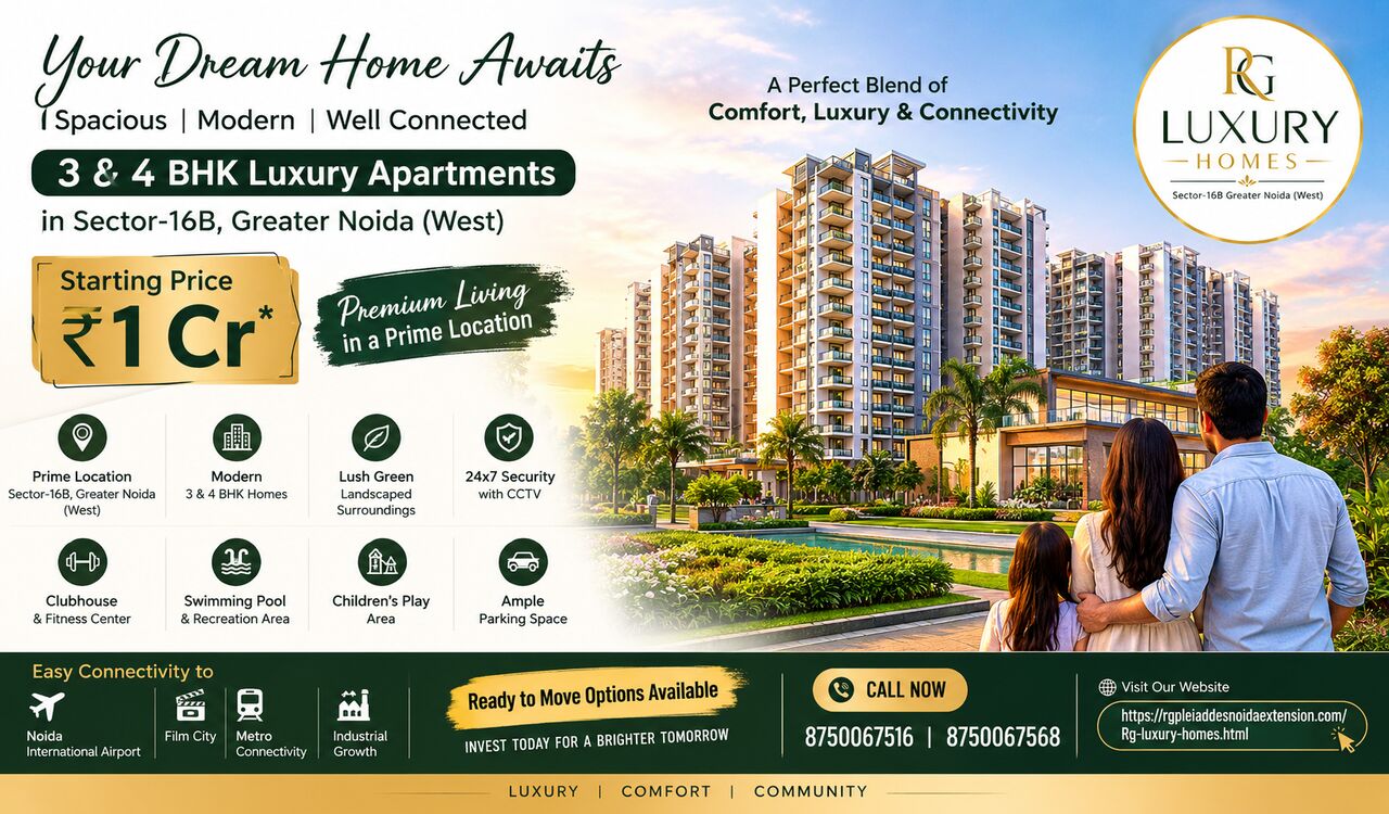 Greater Noida, Real Estate, Comparing Residential Property Options In Noida And Greater Noida West