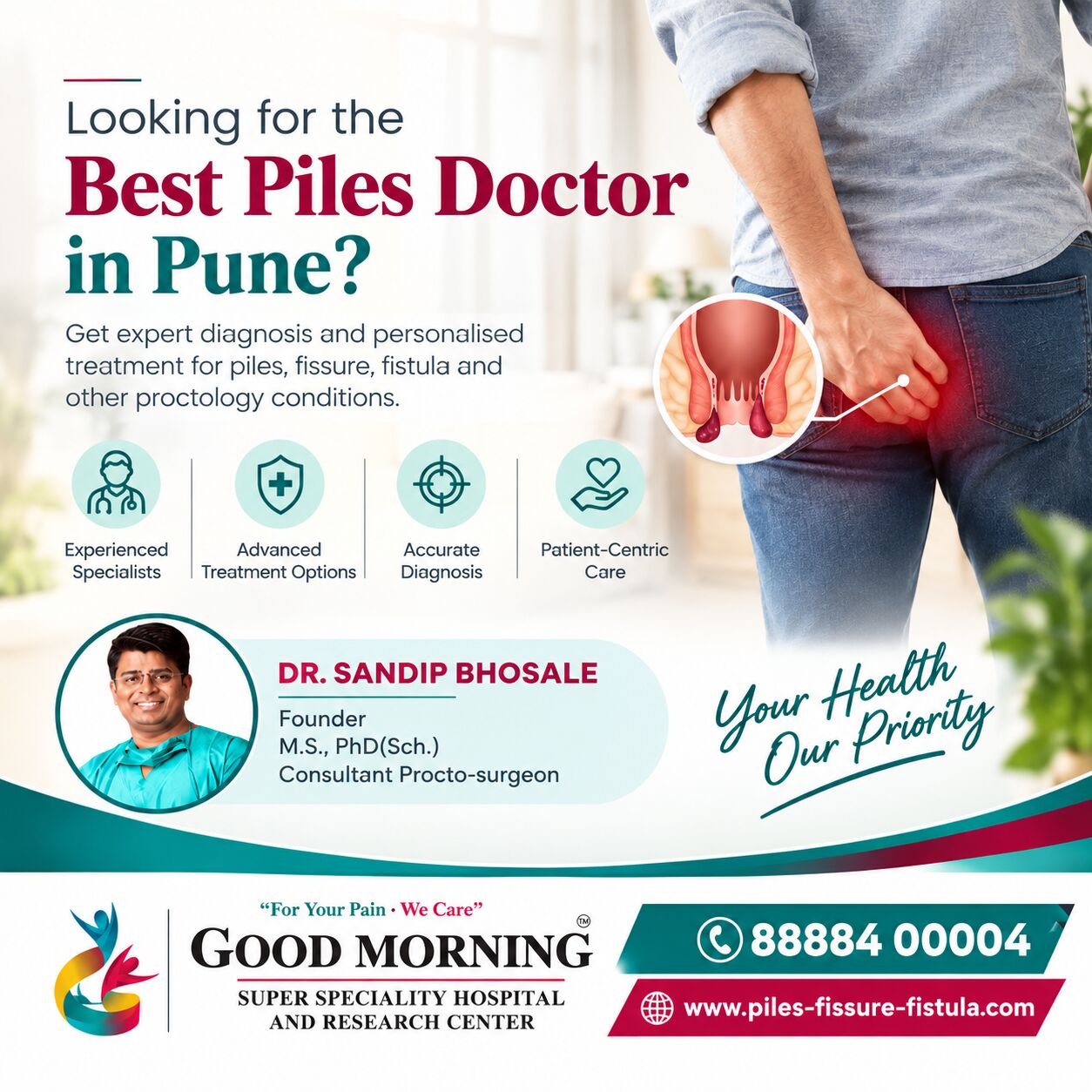 Pune, Medical, Best Piles Doctor In Pune &ndash; Good Morning Superspeciality Hospital