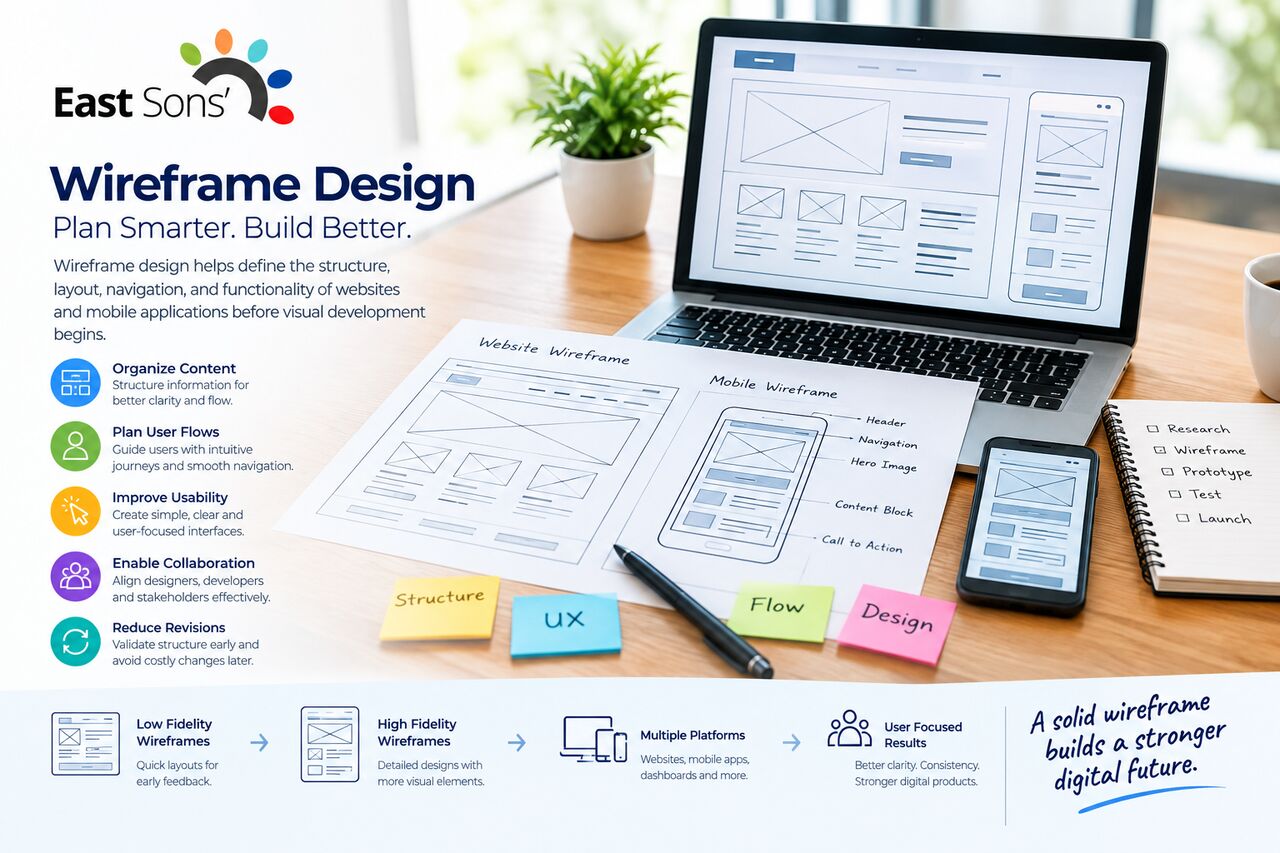 New York, Web Design & Development, Wireframe Design For Websites And Mobile Apps