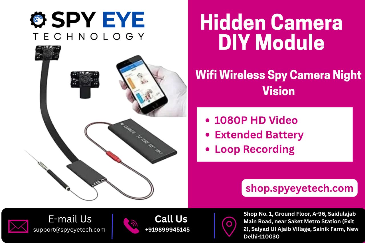 New Delhi, Electronics, INR 5500,  Mini Hidden WiFi Camera Module For Home And Office Security