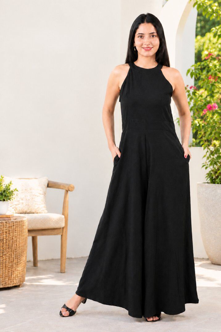 Noida, Clothing & Accessories, INR 729,  Sleeveless Jumpsuit Women Slim Fit Party Look