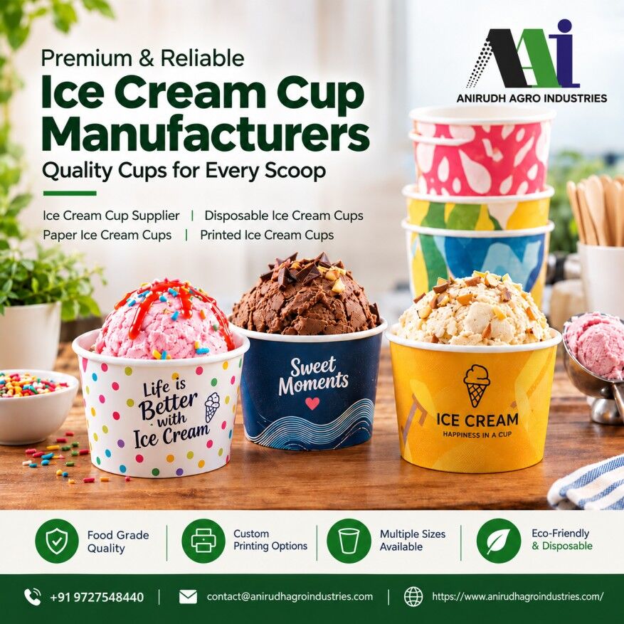 Ahmedabad, Household Items, INR 100,  Ice Cream Cup Manufacturers For Reliable And Professional Food Packaging