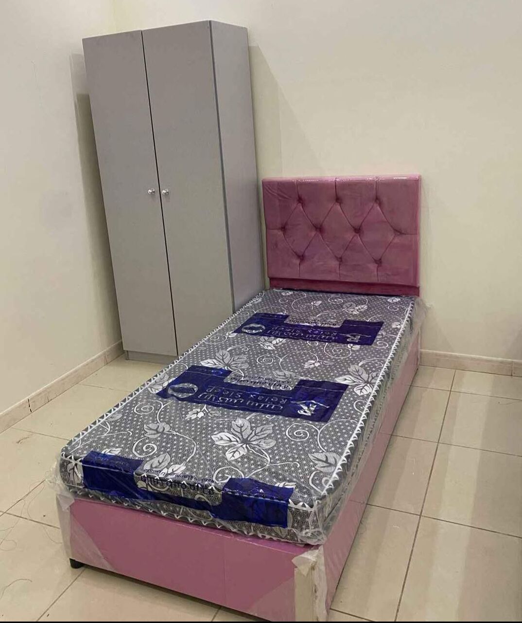 Al Safa, Furniture, SAR 350,  Single Bed With And Without Matress Modern And All Colors
