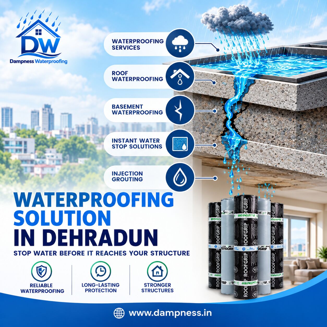 Mumbai, Business, Rooftop Waterproofing Services Dehradun