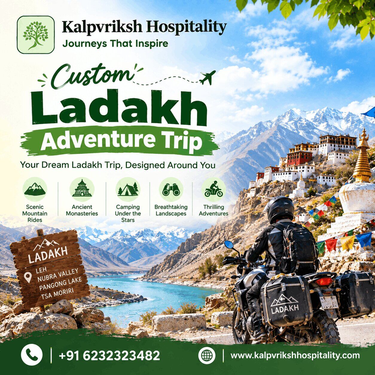Ghaziabad, Travel, Custom Ladakh Adventure Trip For Unforgettable Mountain Fun