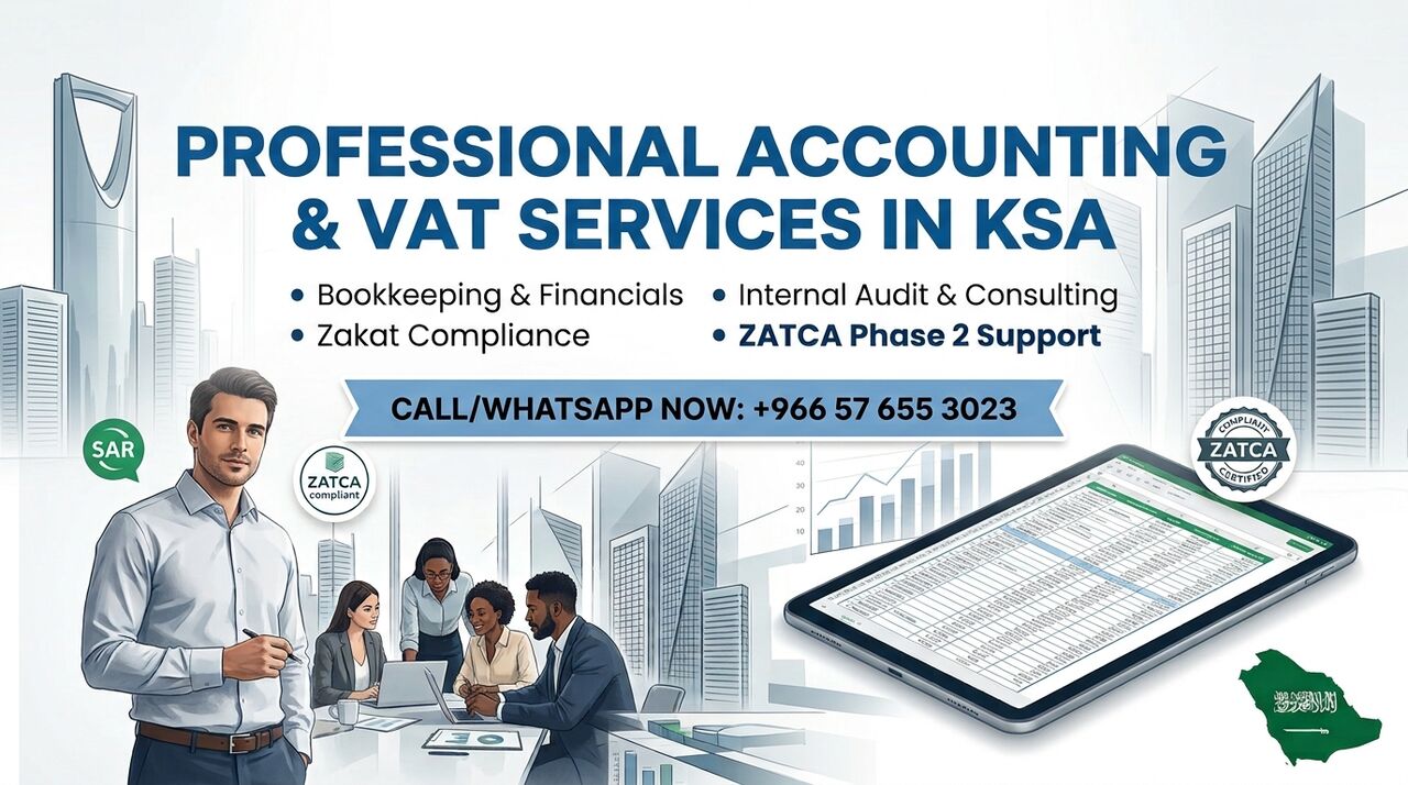 Riyadh, Accounting, 🛡️Expert Accounting, VAT, Zakat & Financial Advisory Services In KSA