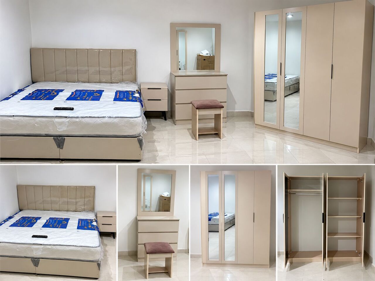 Jeddah, Furniture, SAR 1700,  Complete Bedroom Set Available In All Designs And Colors