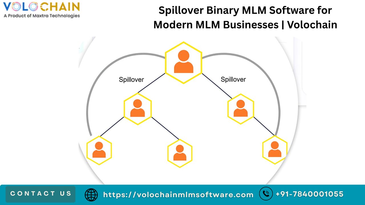 Noida, Software Development, Affordable Spillover Binary MLM Software For Modern MLM Businesses | Volochain