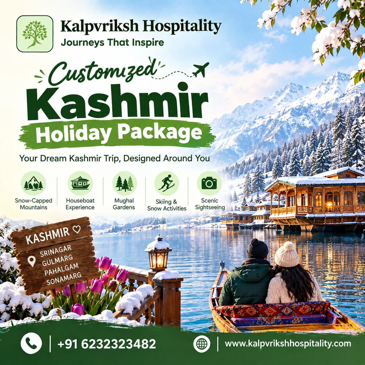 Ghaziabad, Travel, Customized Kashmir Holiday Package For Your Dream Getaway Now