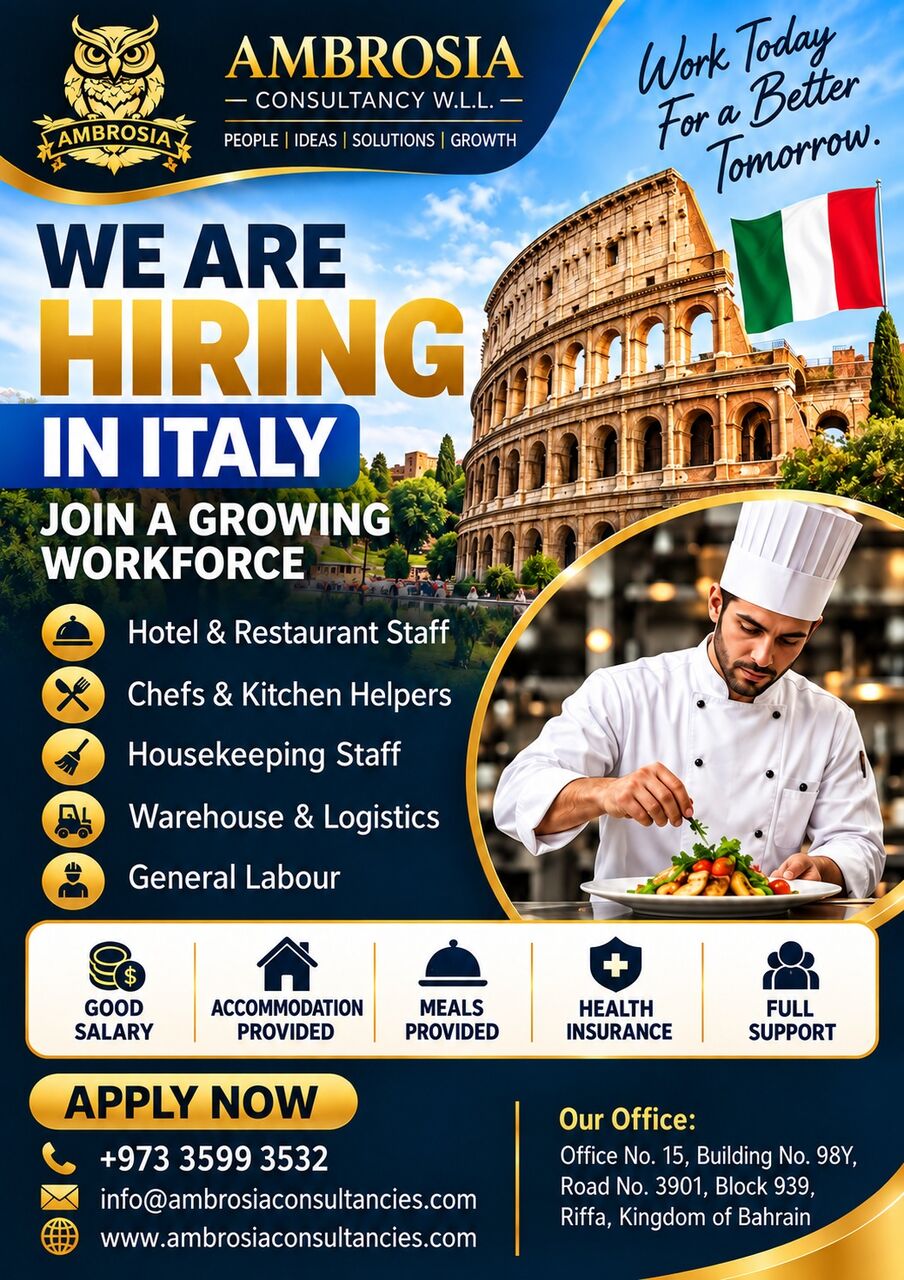 Riffa, Immigration, Suggested Title Europe Work Permit Opportunities &ndash; Germany, Italy, Luxembourg, Latvia, Nor
