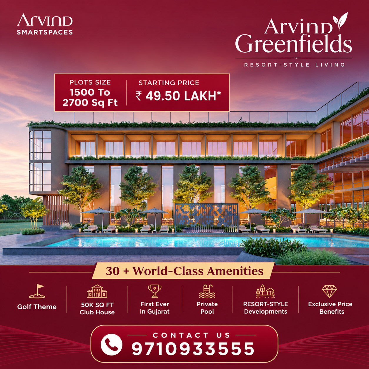 Vadodara, Residential Plots, INR 4950000,  1500 Sq. Feet,  Arvind SmartSpaces Plots Vadodara: Price, Location & Project Details