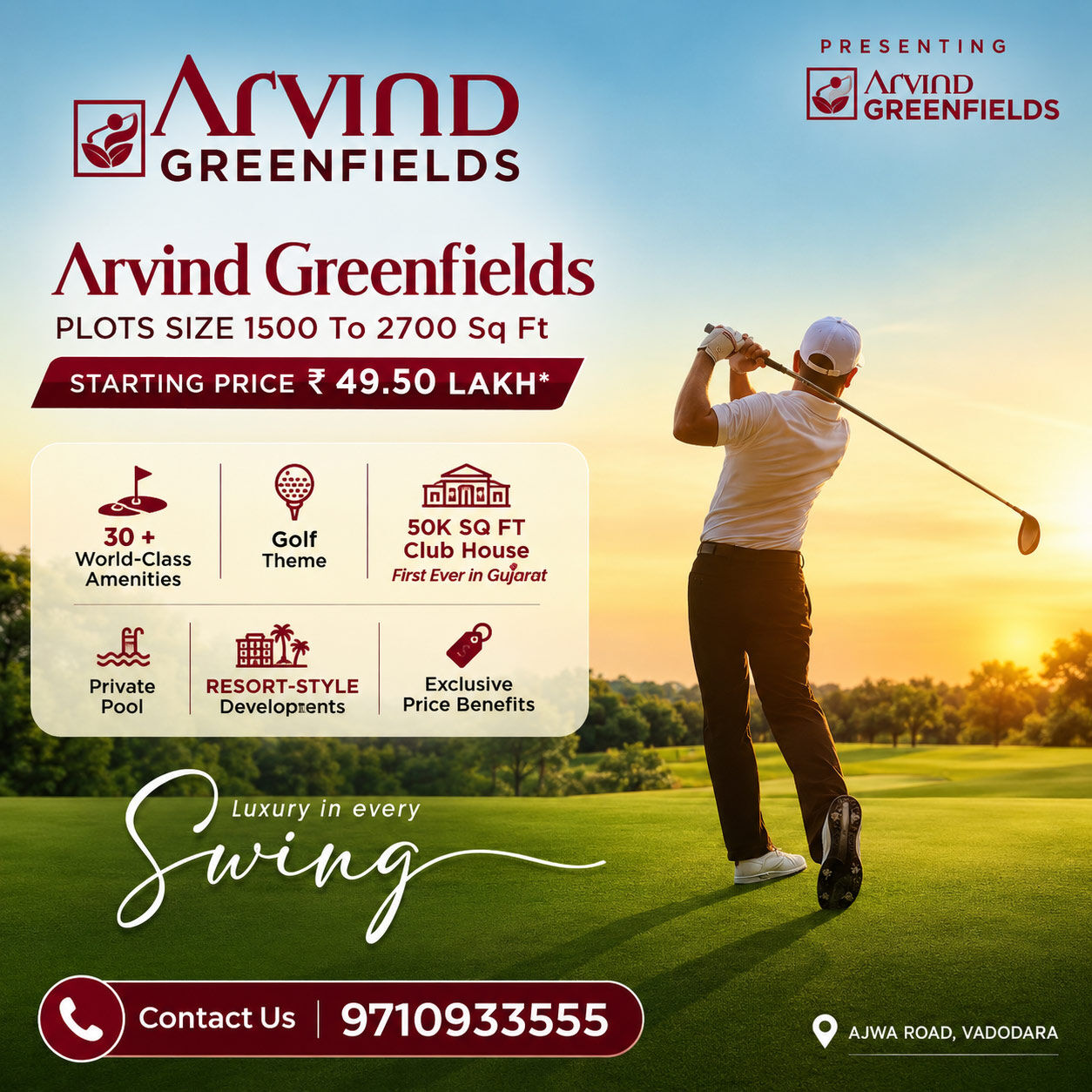 Vadodara, Residential Plots, INR 4950000,  1500 Sq. Feet,  Arvind SmartSpaces Plots Vadodara: Price, Location & Project Details