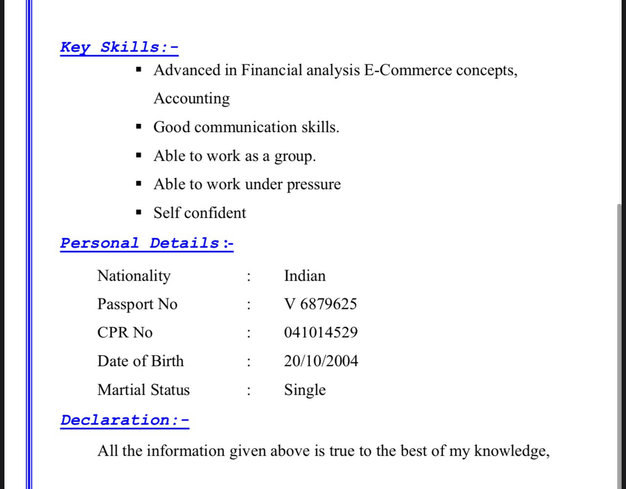 Hidd, Job Seekers, Looking For A Job