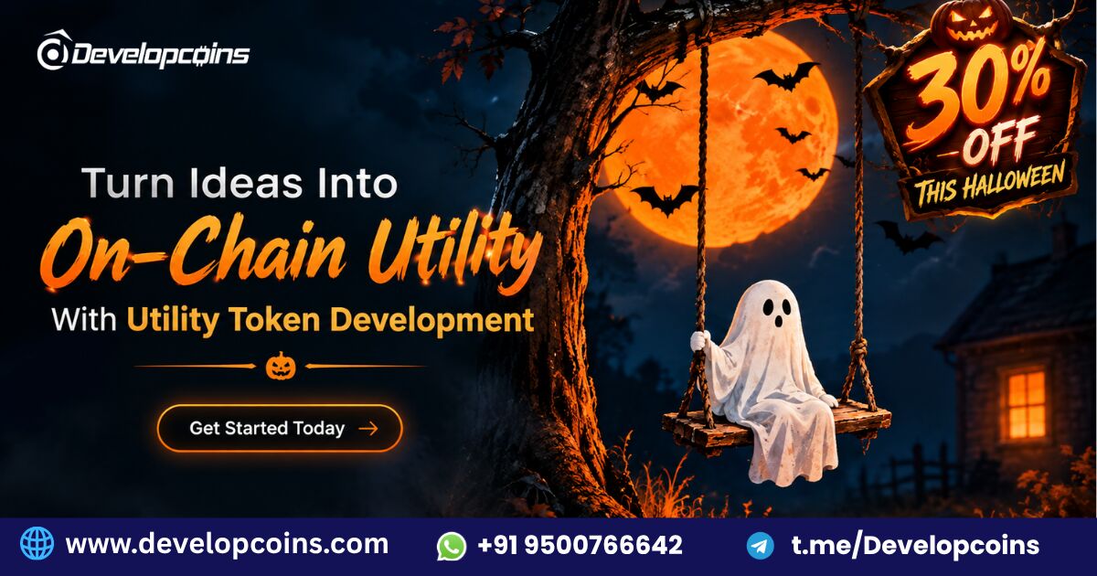 London, Financial, Turn Ideas Into On-Chain Utility With 30% Off This Halloween On Utility Token Development