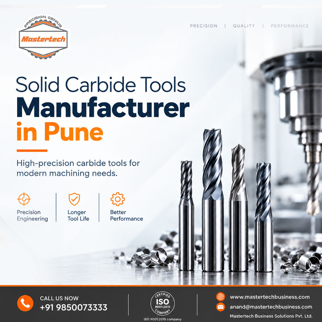 Pune, Business, Solid Carbide Tools Manufacturer In Pune | Mastertech Business Solutions