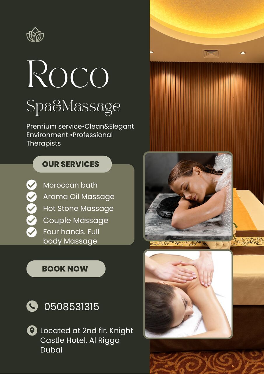 Al Rigga, Health, Book Your Escape. Experience Roco Spa&Massage