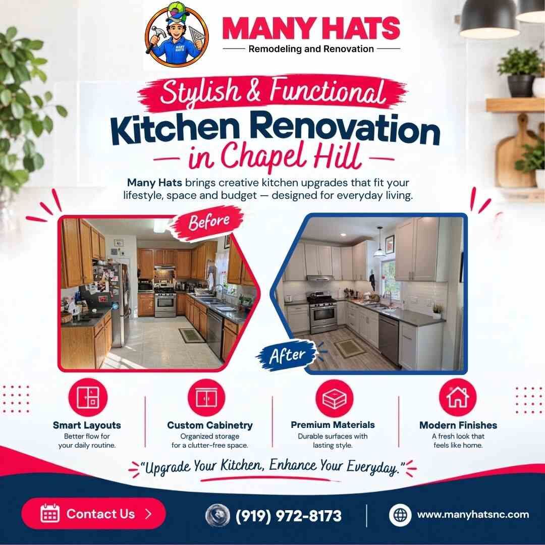 New York, Construction, Kitchen Renovation In Chapel Hill | Manyhats