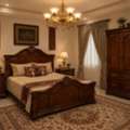 SAR 1100,  Oak Master Bedroom Set &ndash; Habitat