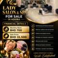 BHD 15500,  LADY SALON & SPA FOR SALE IN HOORA | FULLY FITTED | ACTIVE CR