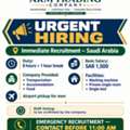 URGENT HIRING &ndash; SAUDI ARABIA