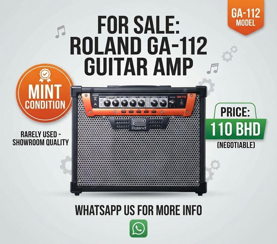 Manama, Musical Instruments, BHD 110,  Roland GA-112 Guitar Amplifier