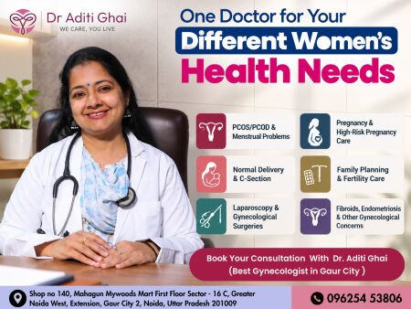 Greater Noida, Health & Beauty Items, Gynecologist In Gaur City For Complete Women&rsquo;s Health Care