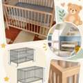SAR 350,  IKEA Baby Cot (SNIGLAR)