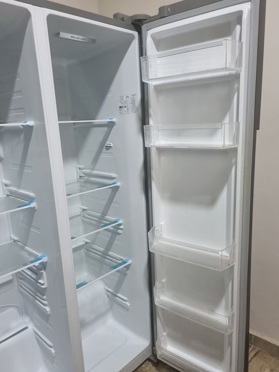 Al Thuqbah, Appliances, SAR 1600,  Brand New Midea Side-by-Side Refrigerator Jumbo Size (Used 6 Months Only) &ndash; Under Warranty