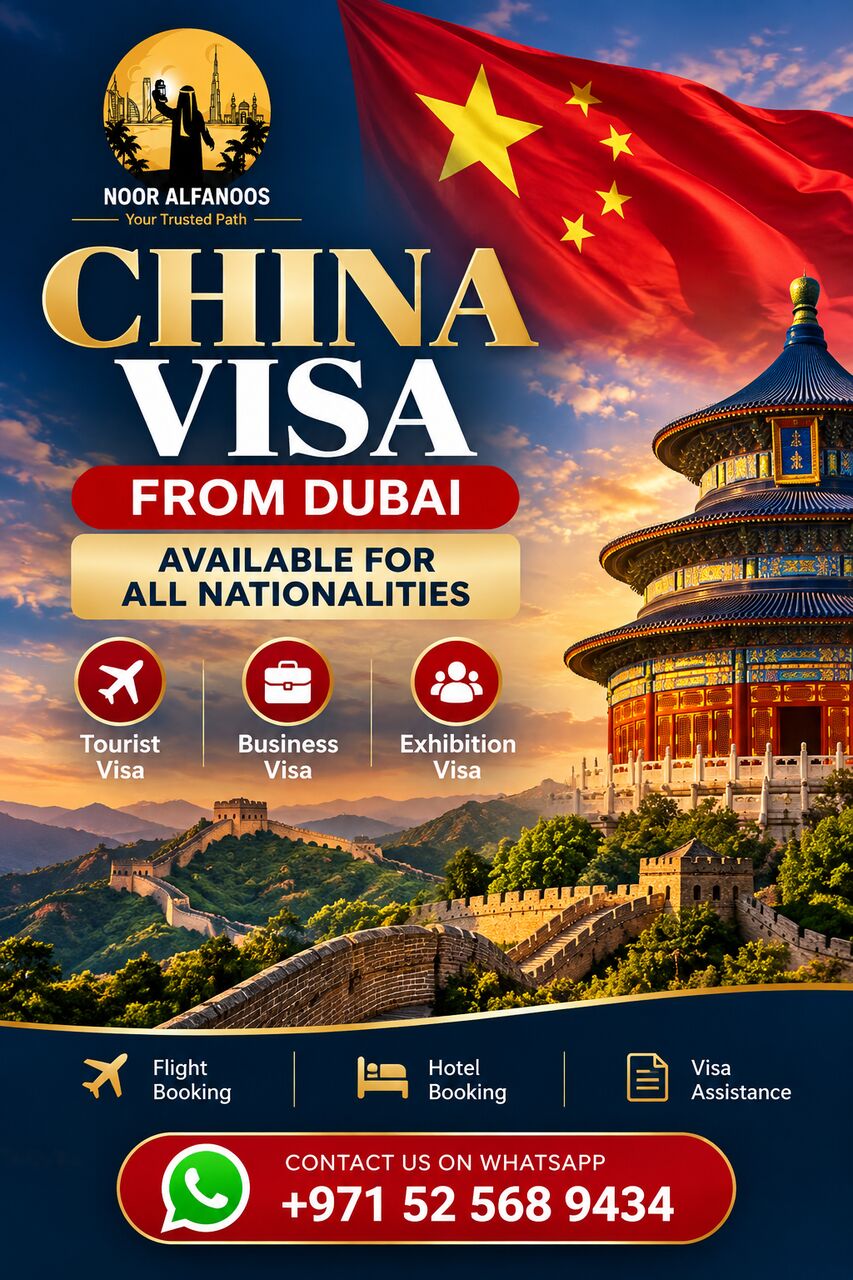 Dubai, Travel, China Visa