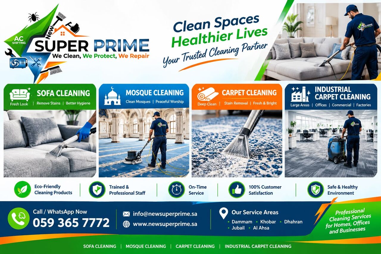 Qunfudhah, Cleaning, Professional Cleaning Services In Dammam, Khobar, Dhahran & Jubail
