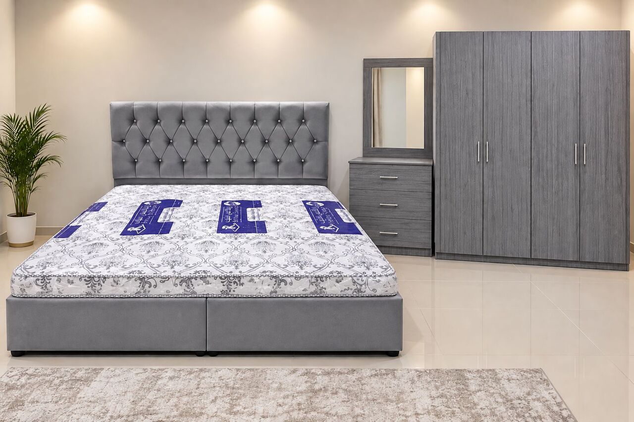 Jeddah, Furniture, SAR 1,  Complete Bedroom Set Available Brand New With Best Quality In All Colors Available