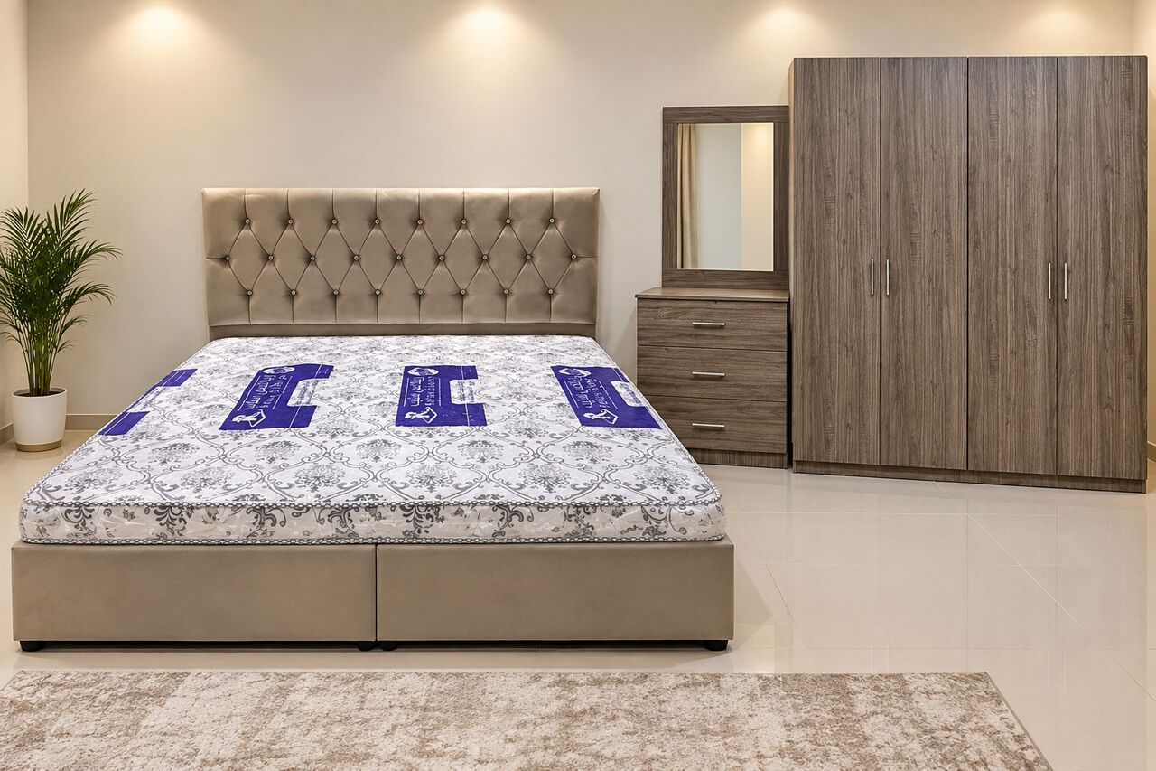 Jeddah, Furniture, SAR 1,  Complete Bedroom Set Available Brand New With Best Quality In All Colors Available