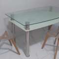 SAR 250,  Glass Dining Table With 3 Chairs