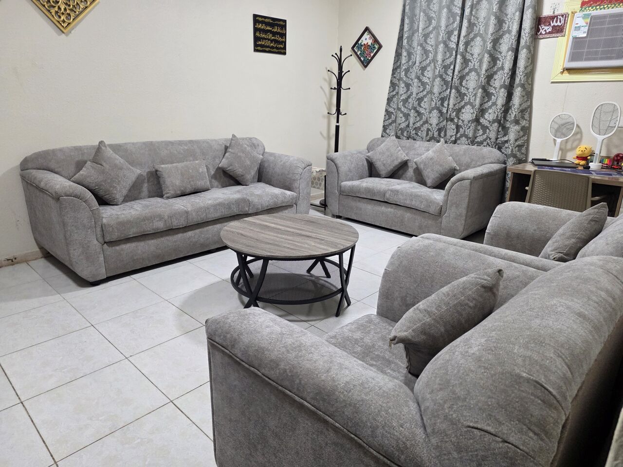 Jubail, Furniture, SAR 2100,  Sofa Set 7 Seater In Very Good Condition For Sale
