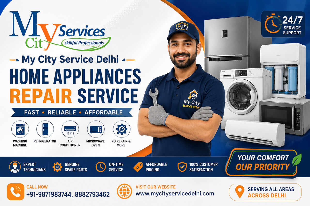 New Delhi, Air Conditioning, AC Repair Service In Rajouri Garden, Delhi - My City Service Delhi