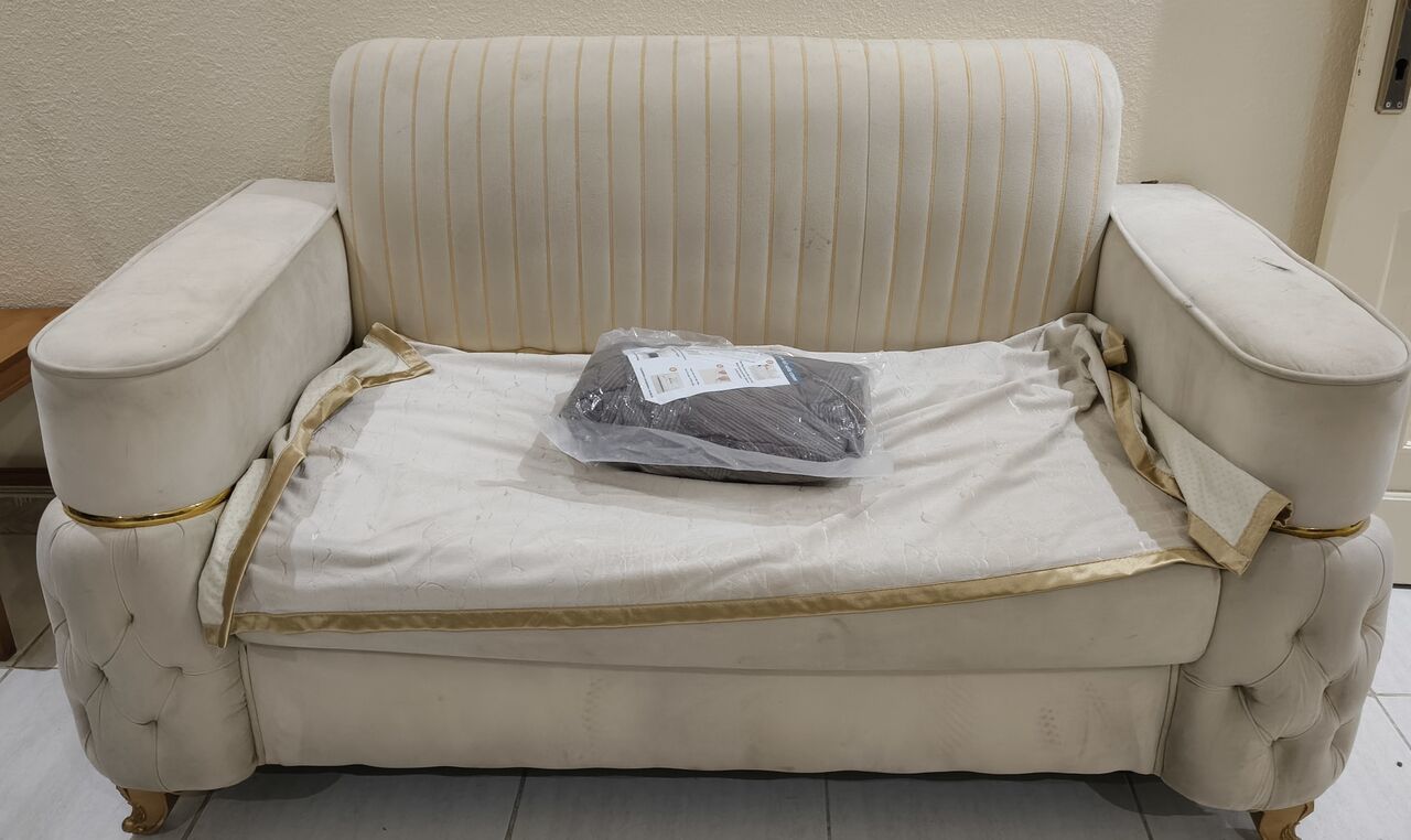 Jeddah, Furniture, SAR 250,  2 Seater Sofa With Brand New Cover
