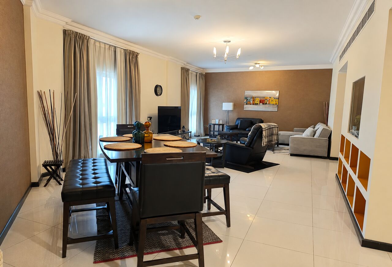 Juffair, Apartments, Flats, Houses & Villas, BHD 400/month,  Furnished,  2 BR,  148 Sq. Meter,  148 SQM ULTRA LUXURY Flat Include EWA