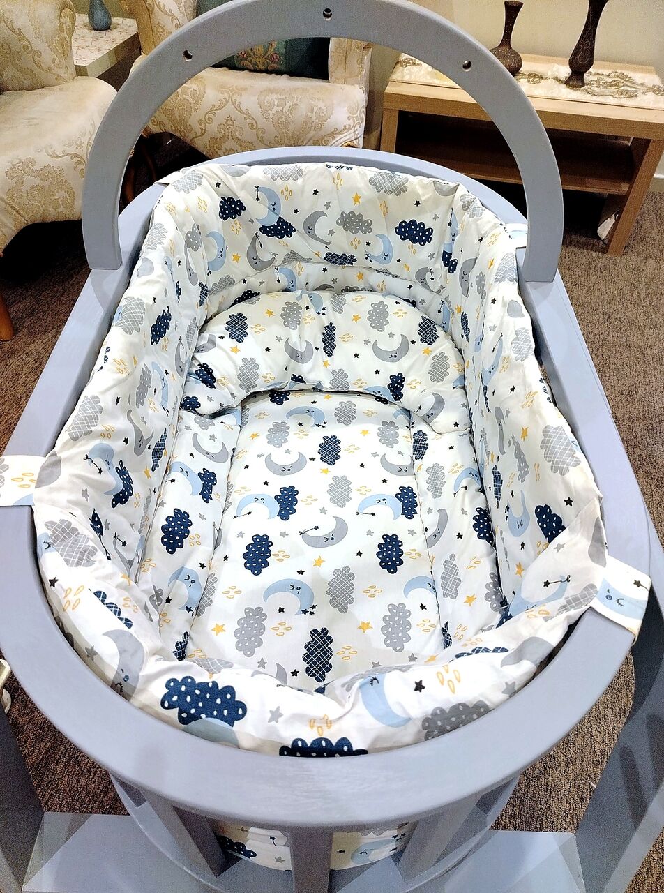 Khobar, Baby & Kid Stuff, SAR 175,  A Beautifully Designed Wooden Rocking Cradle مهد هزاز خشبي
