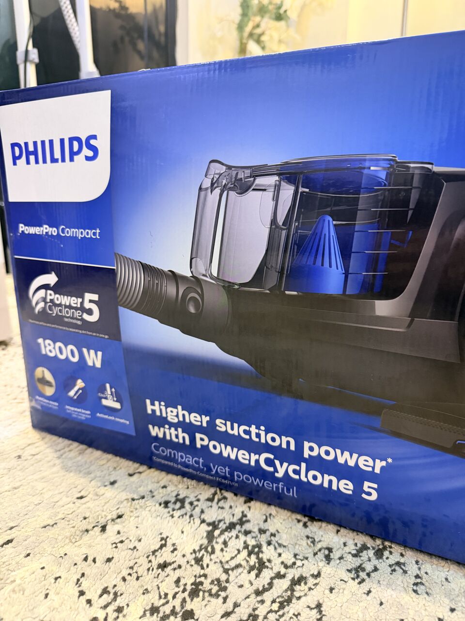 Khobar, Electronics, SAR 350,  Philips Vacuum Cleaner- PowerPro Compact- 1800 W