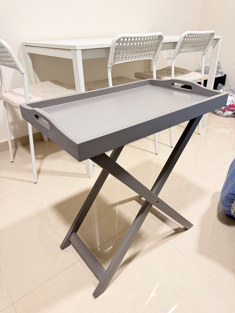 Khobar, Furniture, SAR 110,  Foldable Gray Table