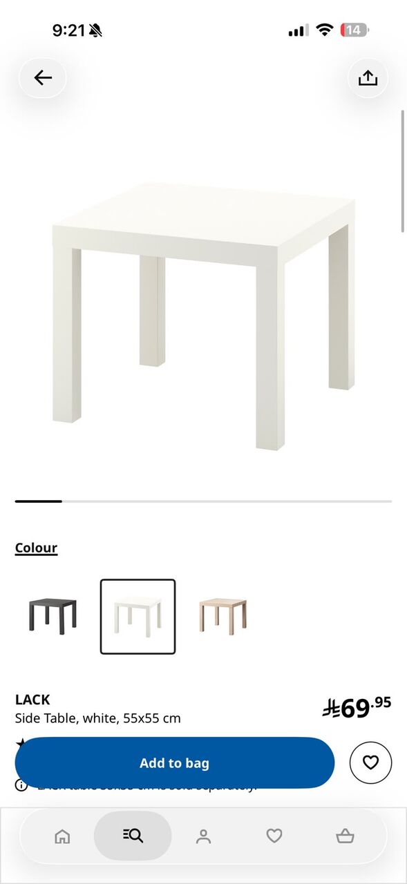 Khobar, Furniture, SAR 110,  Ikea Tables - Set Of 3