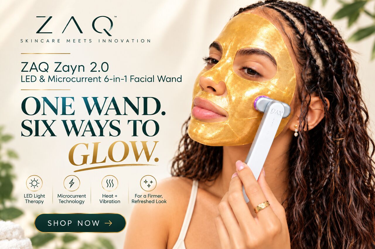 Chicago, Health & Beauty Items, ZAQ Zayn 2.0 LED & Microcurrent 6-in-1 Facial Wand  ONE WAND. SIX WAYS TO GLOW.