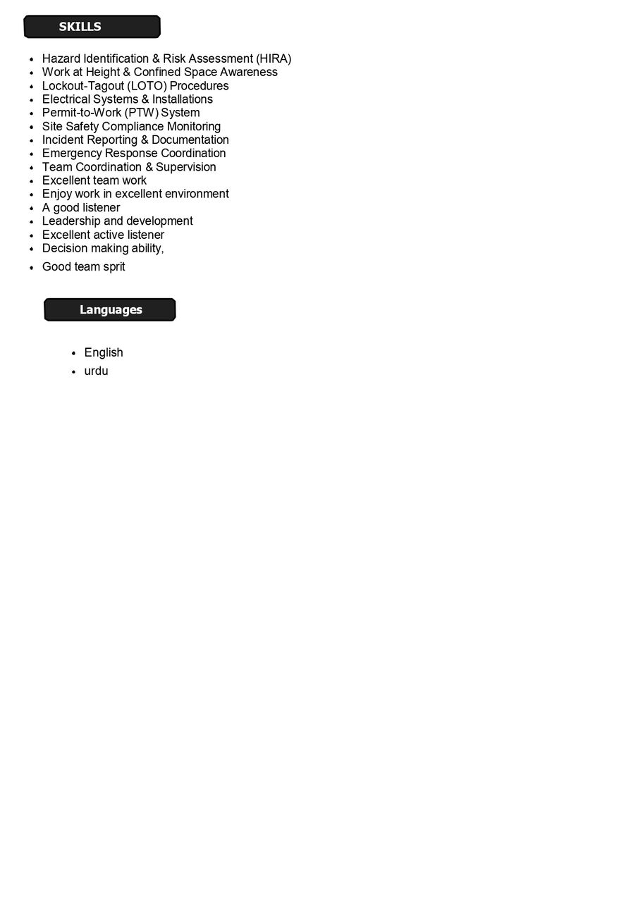 Riyadh, Job Seekers, HSE OFFICER