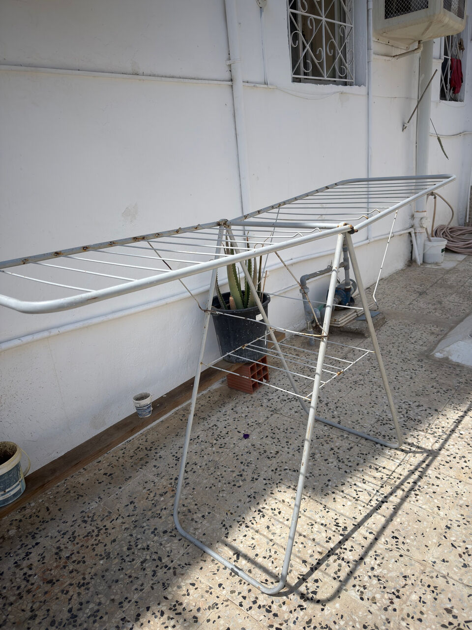 Jeddah, Household Items, SAR 30,  Cloth Drying Rack (Iron) Heavy Material (0504526570)