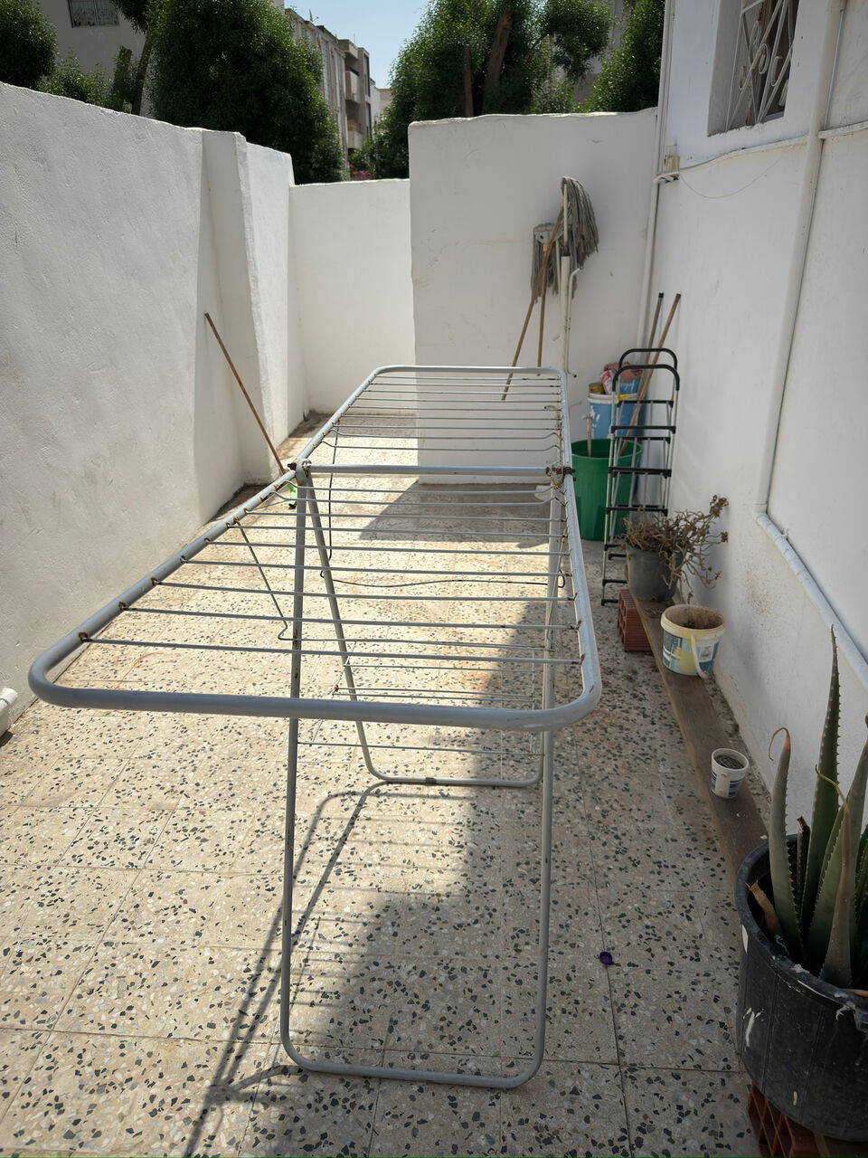 Jeddah, Household Items, SAR 30,  Cloth Drying Rack (Iron) Heavy Material (0504526570)