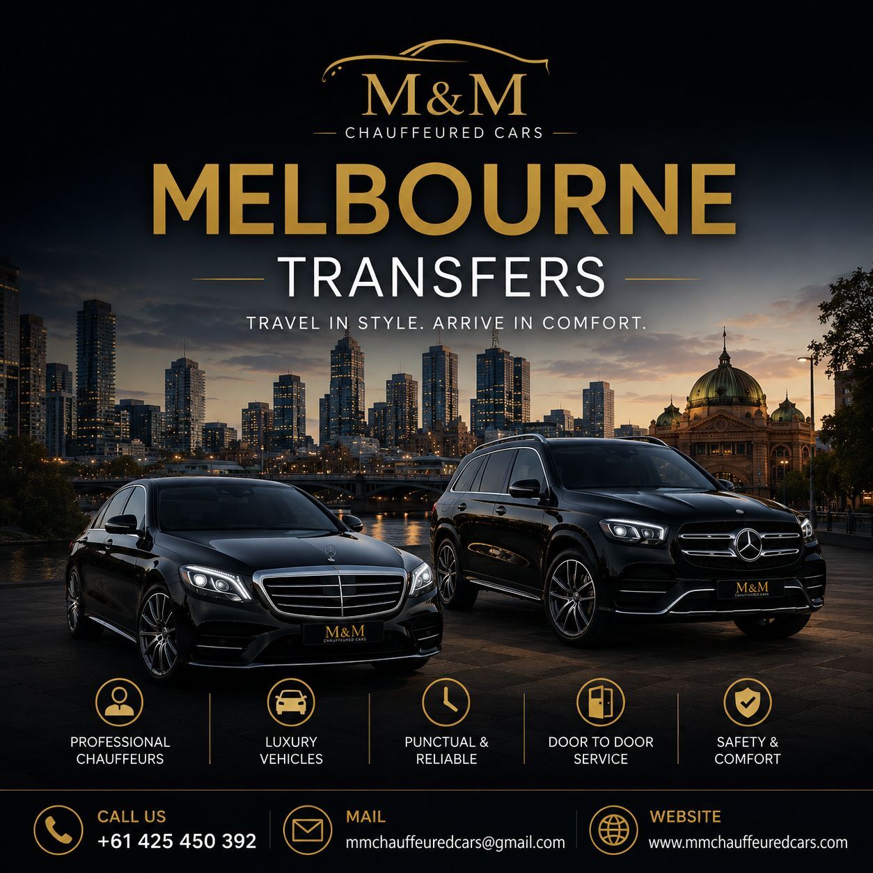 Melbourne, Travel, M&M Chauffeured Cars