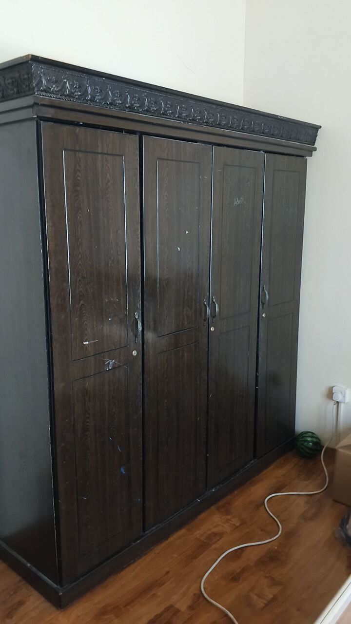 Hoora, Furniture, BHD 40,  Free Delivery 📢 4 - Door Cupboard, Second Hand 4 Door Cupboard