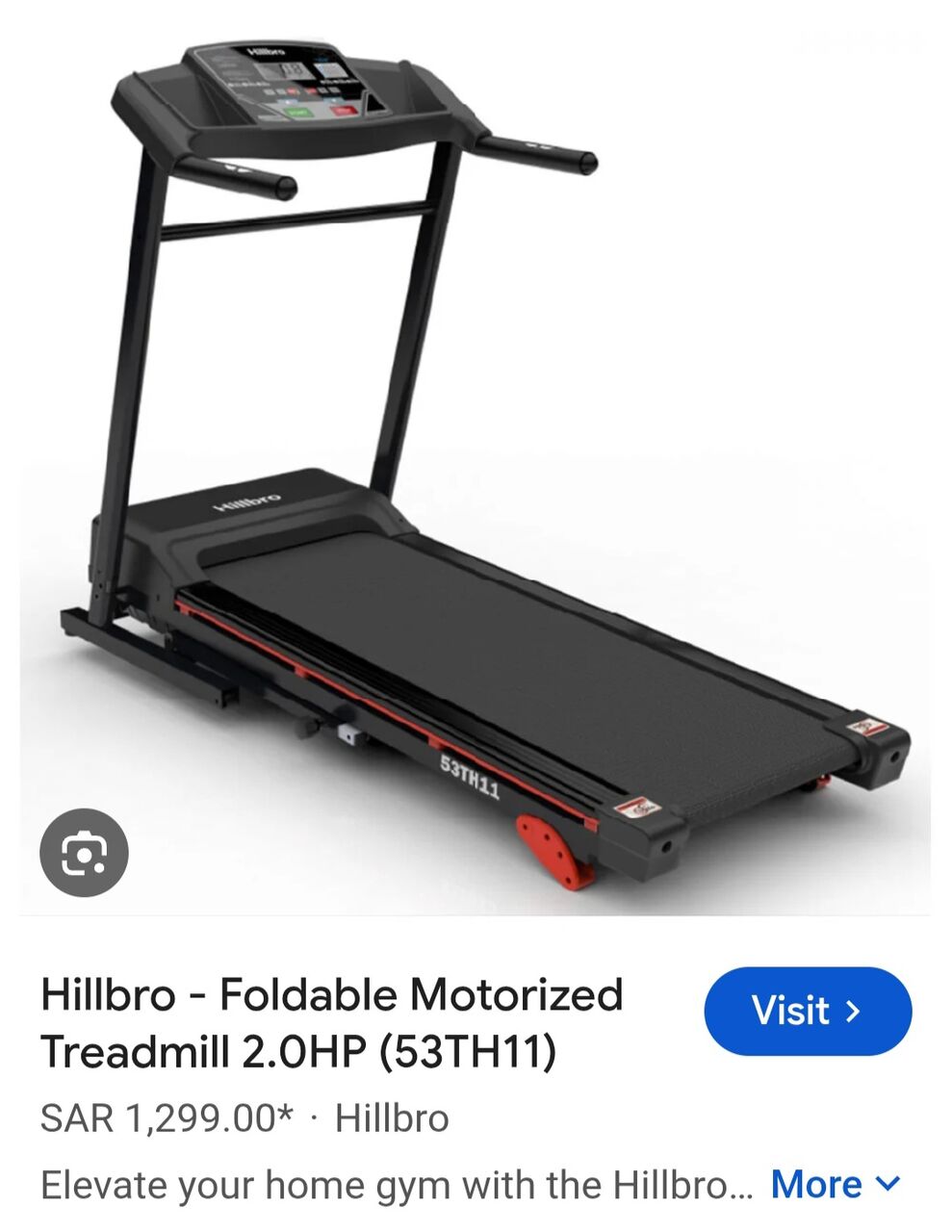 Jeddah, Appliances, SAR 600,  Treadmill ( Exercise Machine ) Hillbro - Foldable Motorized Available For Sale.