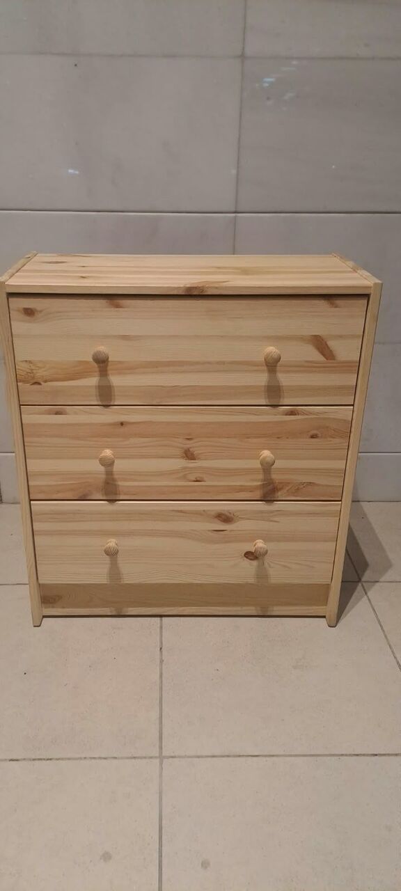 Jeddah, Furniture, SAR 180,  IKEA Just Like New Wooden Chest Drawers Available For Sale.